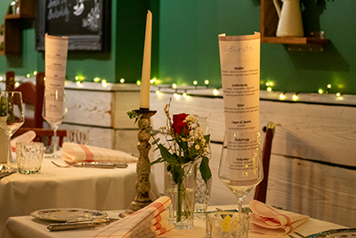 Romantisches Valentinstag-Dinner im Edlunds
